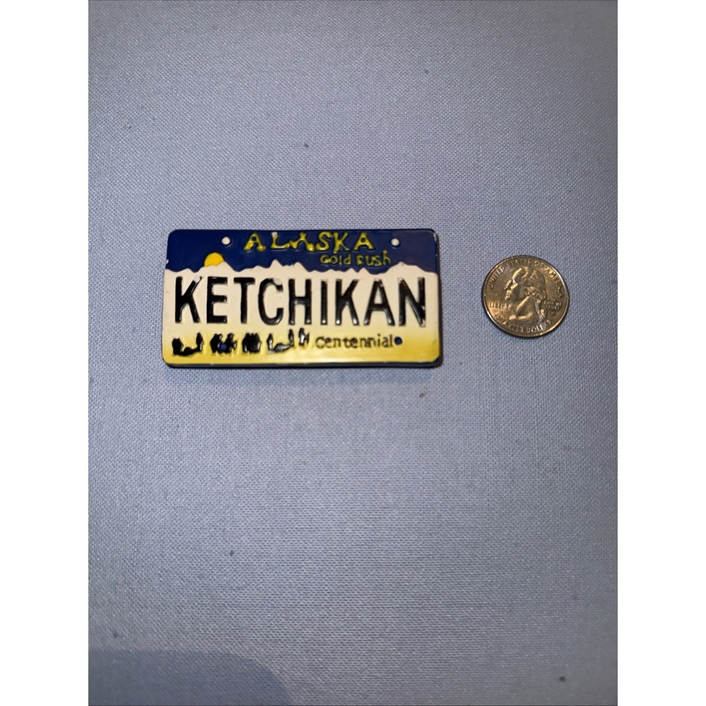 Ketchikan Alaska Gold Rush Centennial‎ Refrigerator Magnet